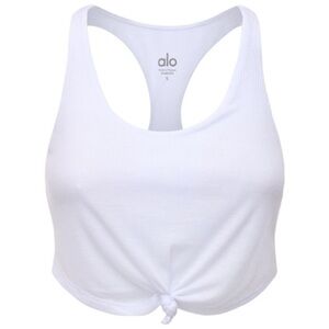 ALO Yoga White Racerback Top